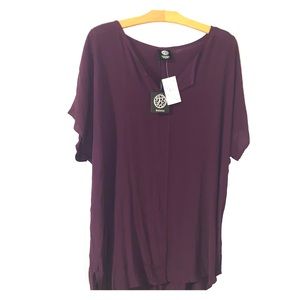 NWT Bobeau purple top